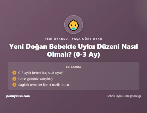 Yeni — Yeni Doğan Bebekte Uyku Düzeni Nasıl Olmalı? (0-3 Ay)