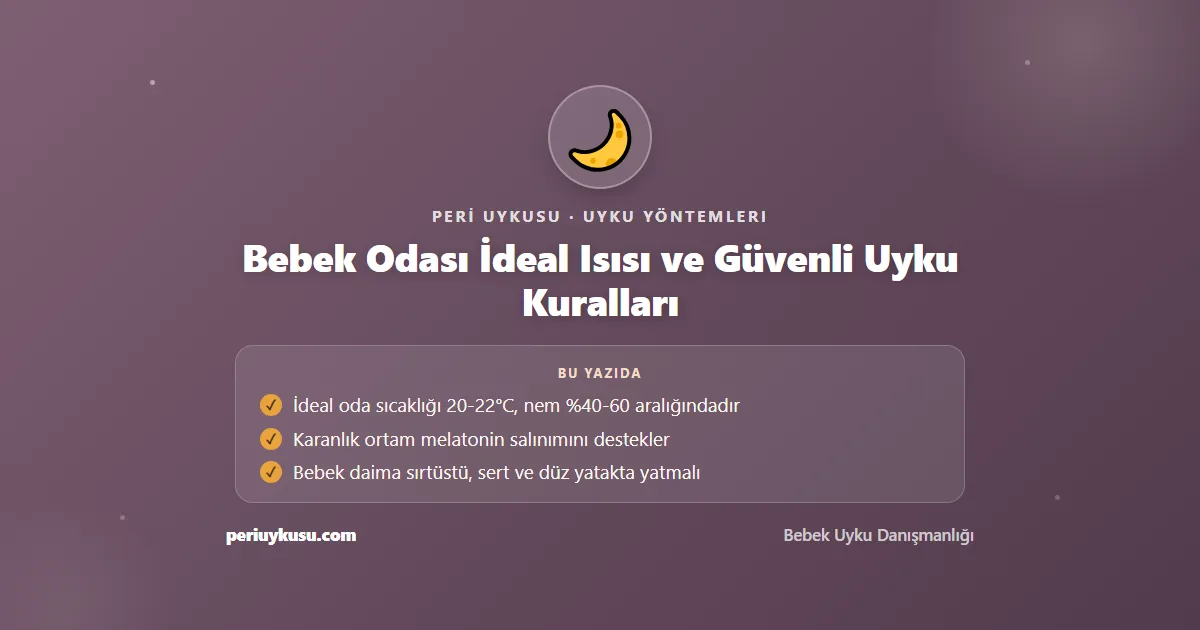 Güvenli — Bebek Odası İdeal Isısı ve Güvenli Uyku Kuralları