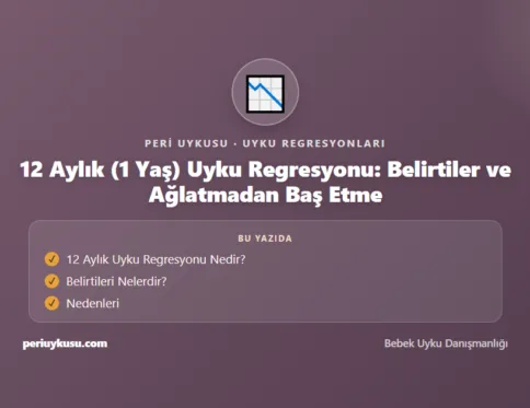 12 Aylık — 12 Aylık (1 Yaş) Uyku Regresyonu: Belirtiler ve Ağlatmadan Baş Etme