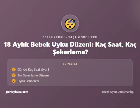 18 Aylık — 18 Aylık Bebek Uyku Düzeni: Kaç Saat, Kaç Şekerleme?