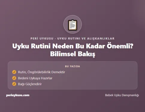 Rutini — Uyku Rutini Neden Bu Kadar Önemli? Bilimsel Bakış