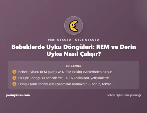 Uyku Döngüleri — Bebeklerde Uyku Döngüleri: REM ve Derin Uyku Nasıl Çalışır?