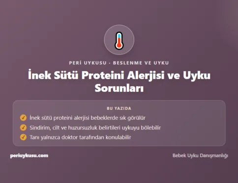 İnek Sütü — İnek Sütü Proteini Alerjisi ve Uyku Sorunları