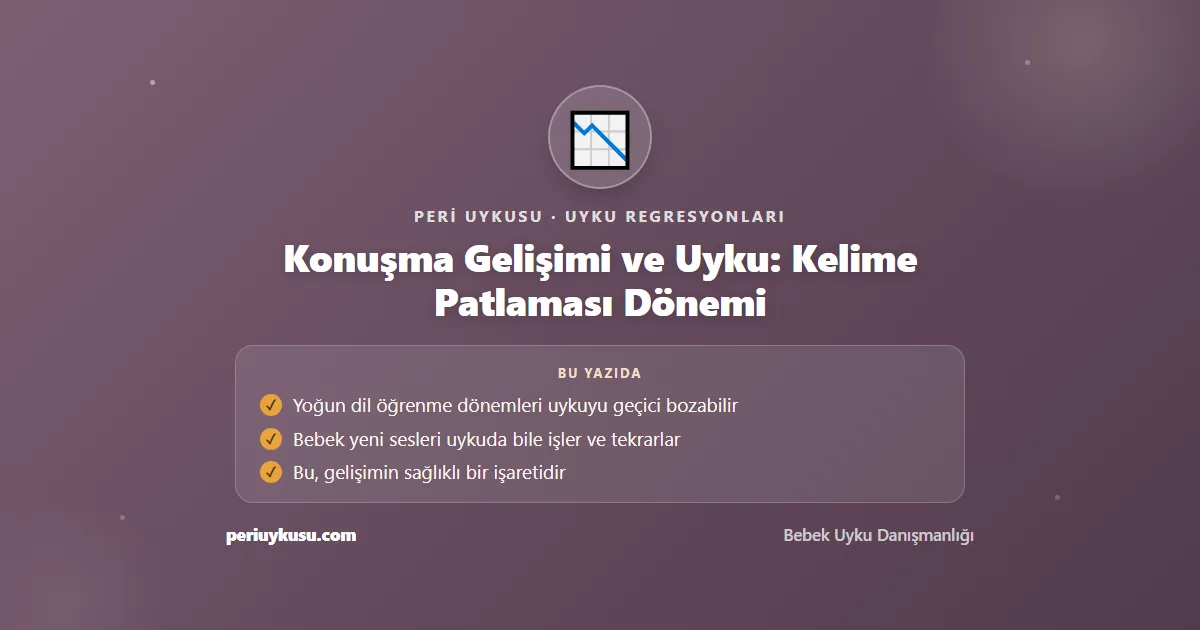Gelişimi — Konuşma Gelişimi ve Uyku: Kelime Patlaması Dönemi