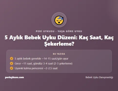 5 Aylık — 5 Aylık Bebek Uyku Düzeni: Kaç Saat, Kaç Şekerleme?