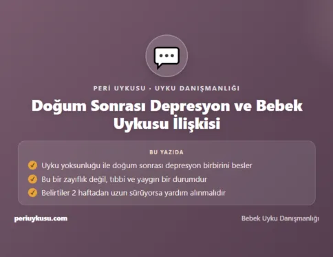 Depresyon — Doğum Sonrası Depresyon ve Bebek Uykusu İlişkisi