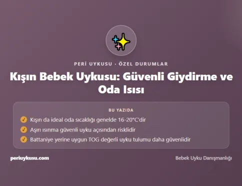 Kışın — Kışın Bebek Uykusu: Güvenli Giydirme ve Oda Isısı