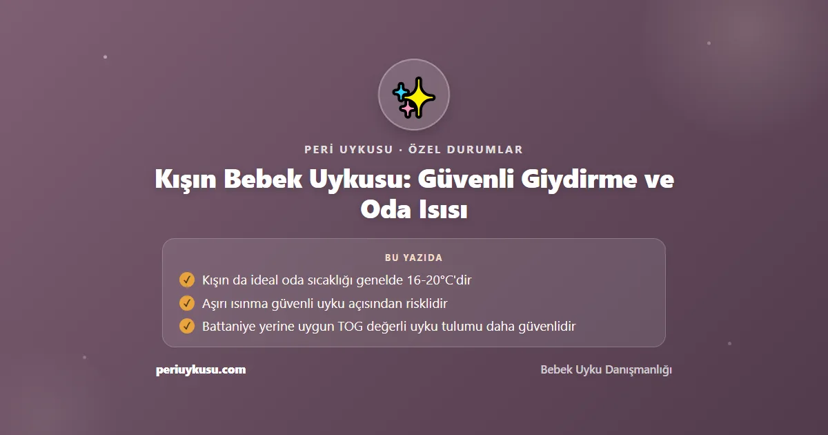 Kışın — Kışın Bebek Uykusu: Güvenli Giydirme ve Oda Isısı
