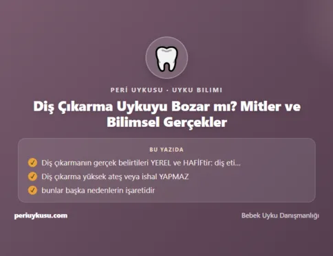 Diş Çıkarma — Diş Çıkarma Uykuyu Bozar mı? Mitler ve Bilimsel Gerçekler