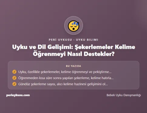 Gelişimi — Uyku ve Dil Gelişimi: Şekerlemeler Kelime Öğrenmeyi Nasıl Destekler?