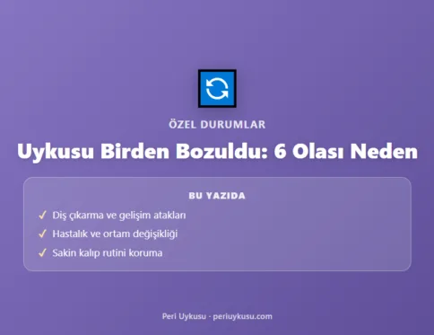 Bebeğimin Uykusu Birden Bozuldu: Ani Değişikliklerin 6 Nedeni