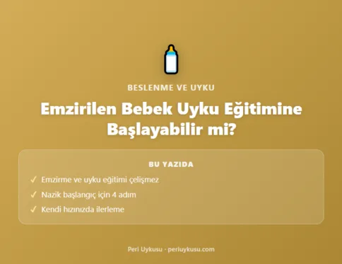 Emzirilen Bebek Uyku Eğitimine Başlayabilir mi?
